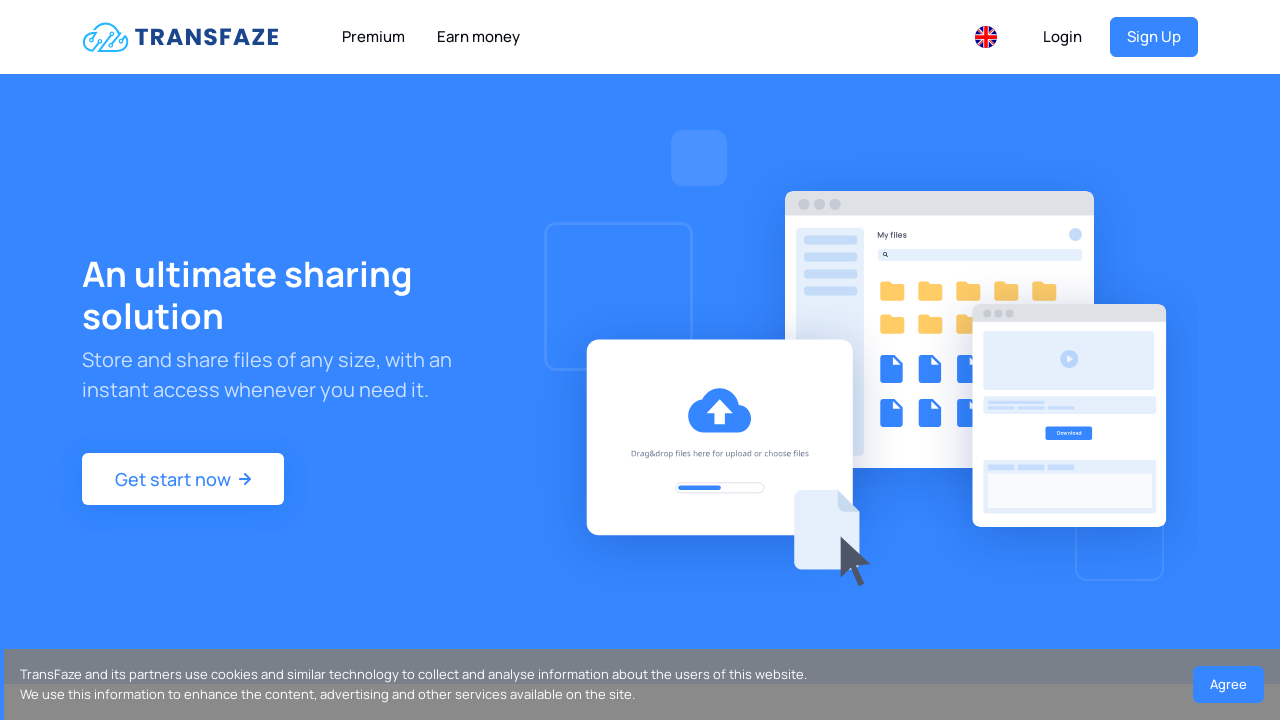 Screenshot of transfaze.com