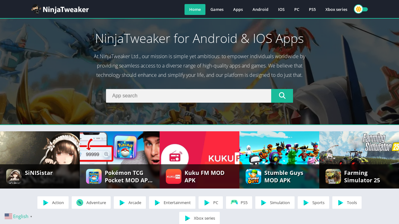 Screenshot of ninjatweaker.com