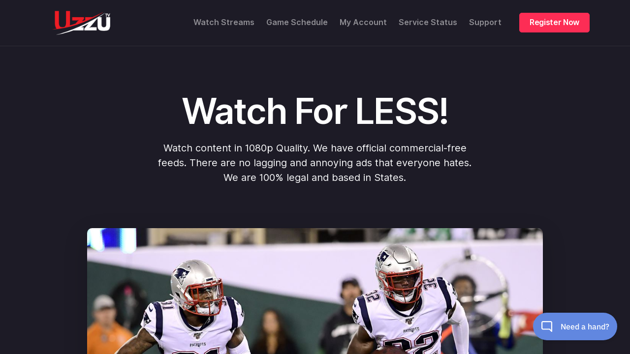 Screenshot of uzzu.tv