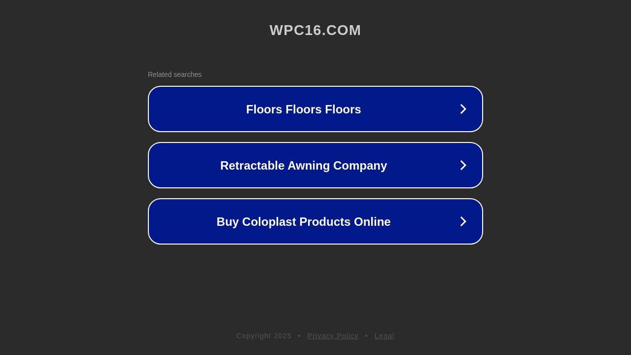 Screenshot of wpc16.com