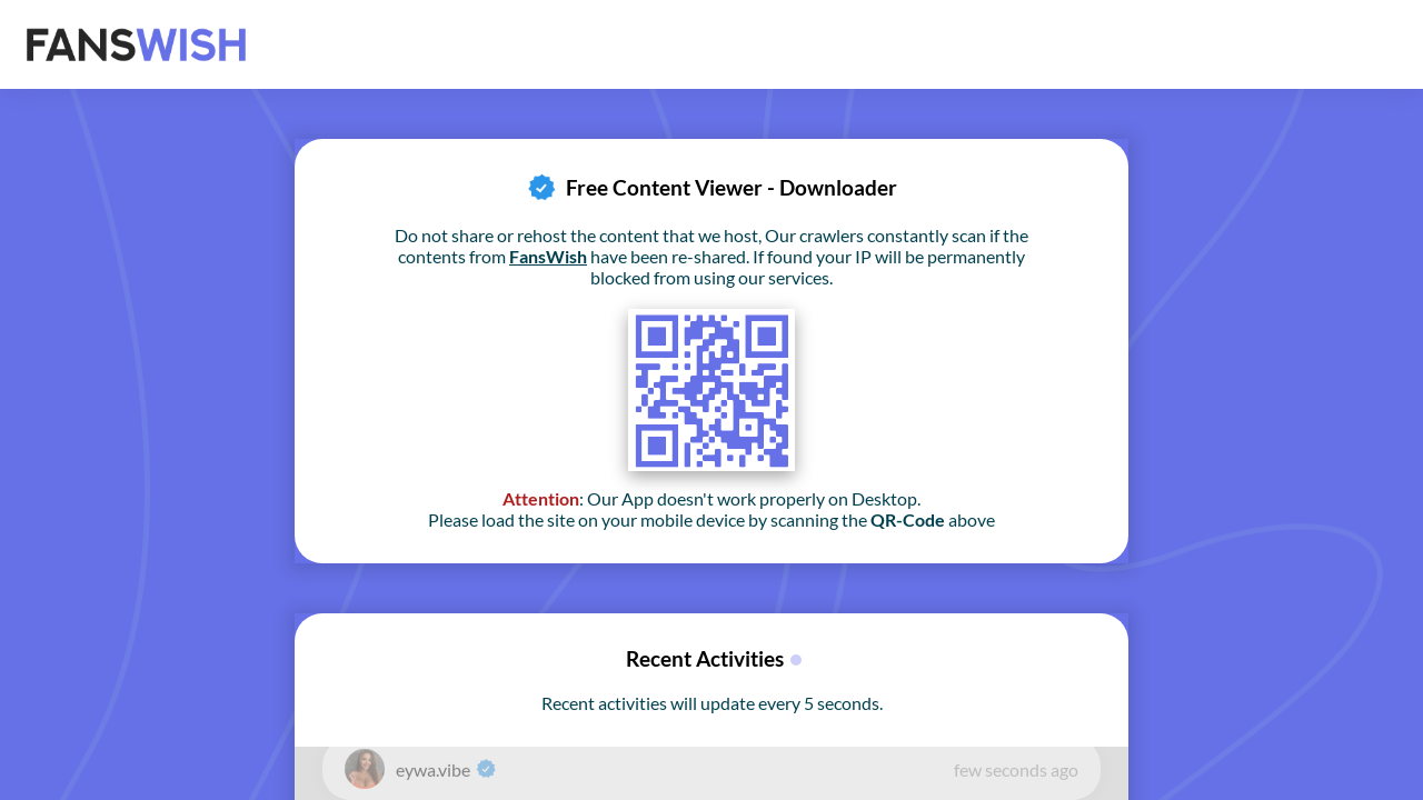 Screenshot of fanswish.co