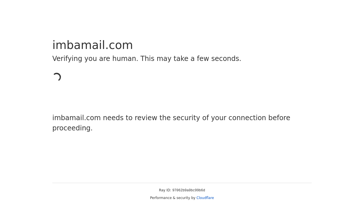 Screenshot of imbamail.com