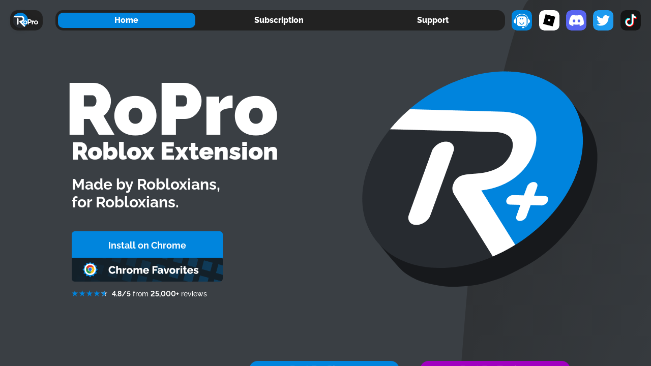 Screenshot of ropro.io