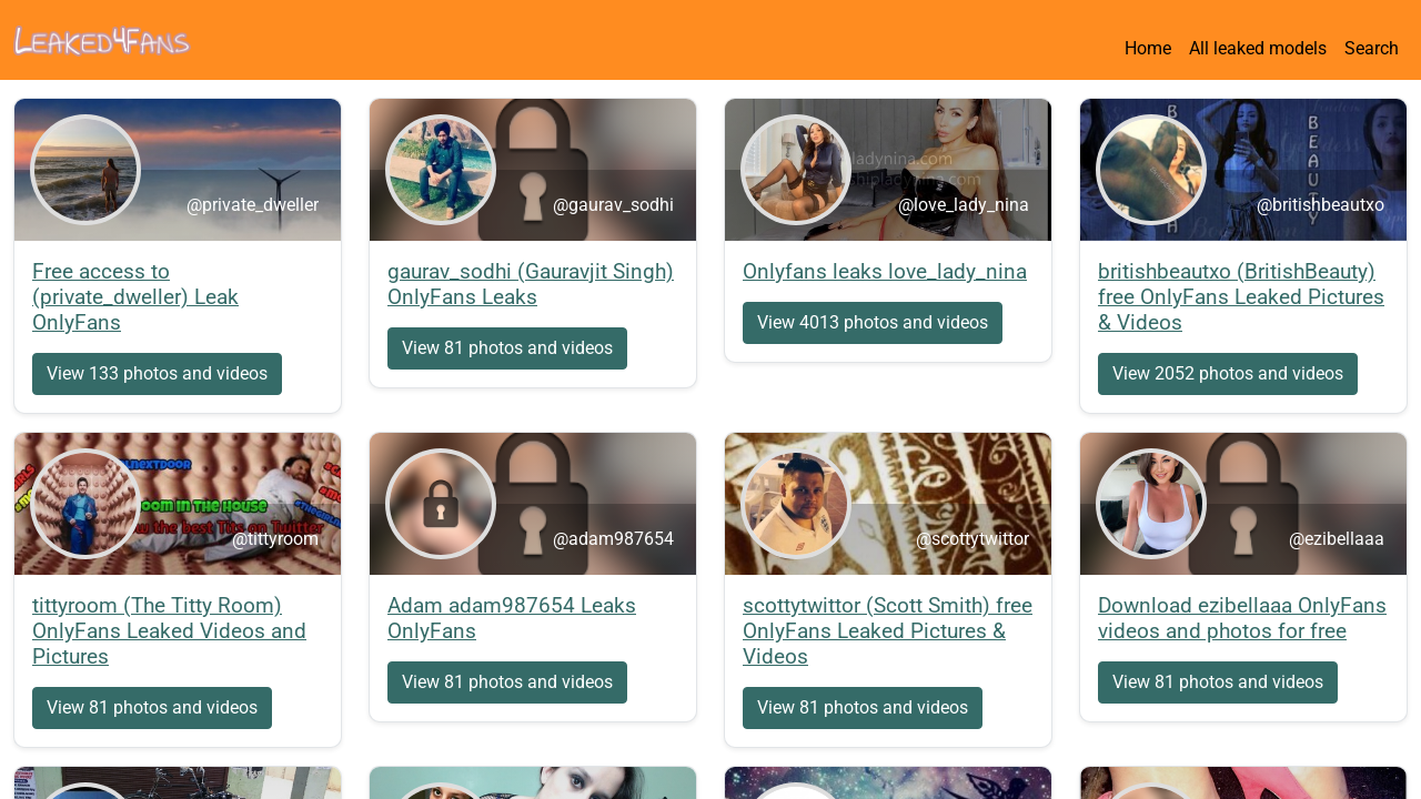 Screenshot of leaked4fans.com