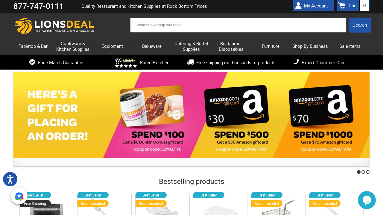 Screenshot of lionsdeal.com
