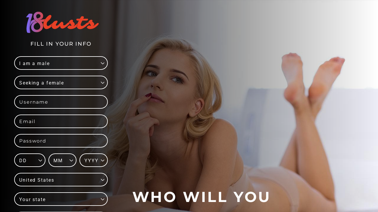 Screenshot of 18lusts.com