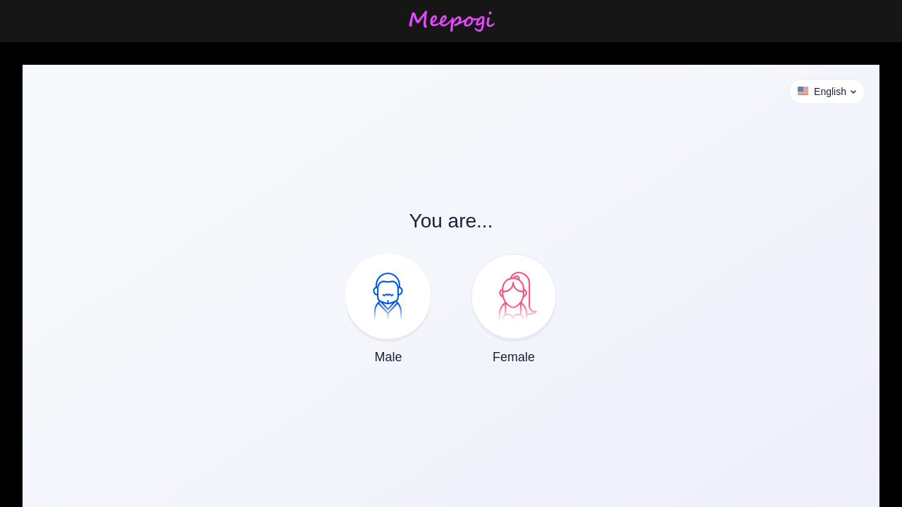 Screenshot of meepogi.com