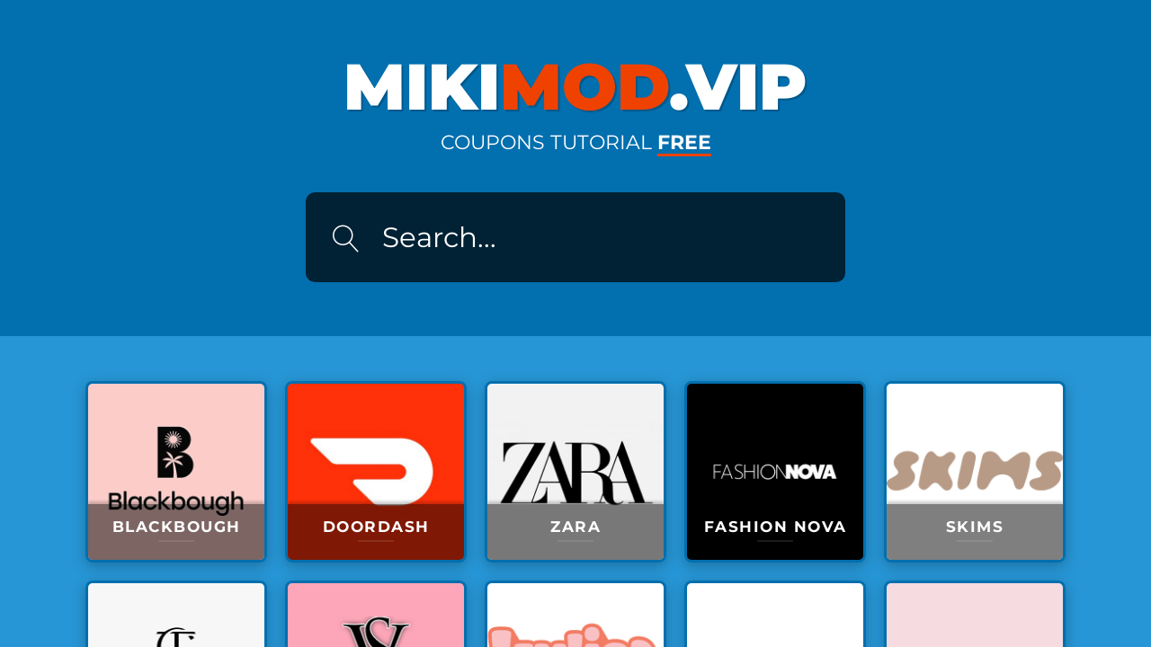 Screenshot of mikimod.vip