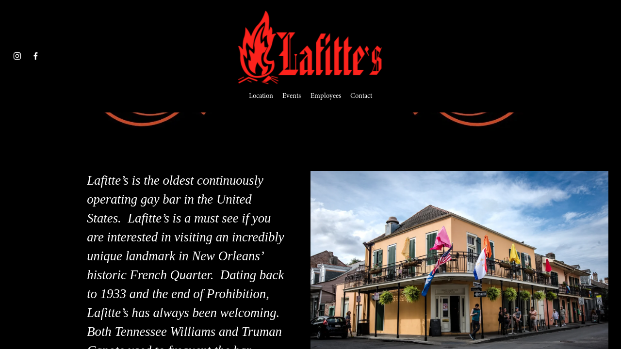 Screenshot of lafittes.com