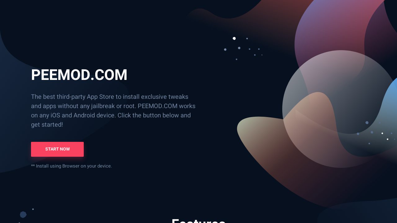 Screenshot of peemod.com