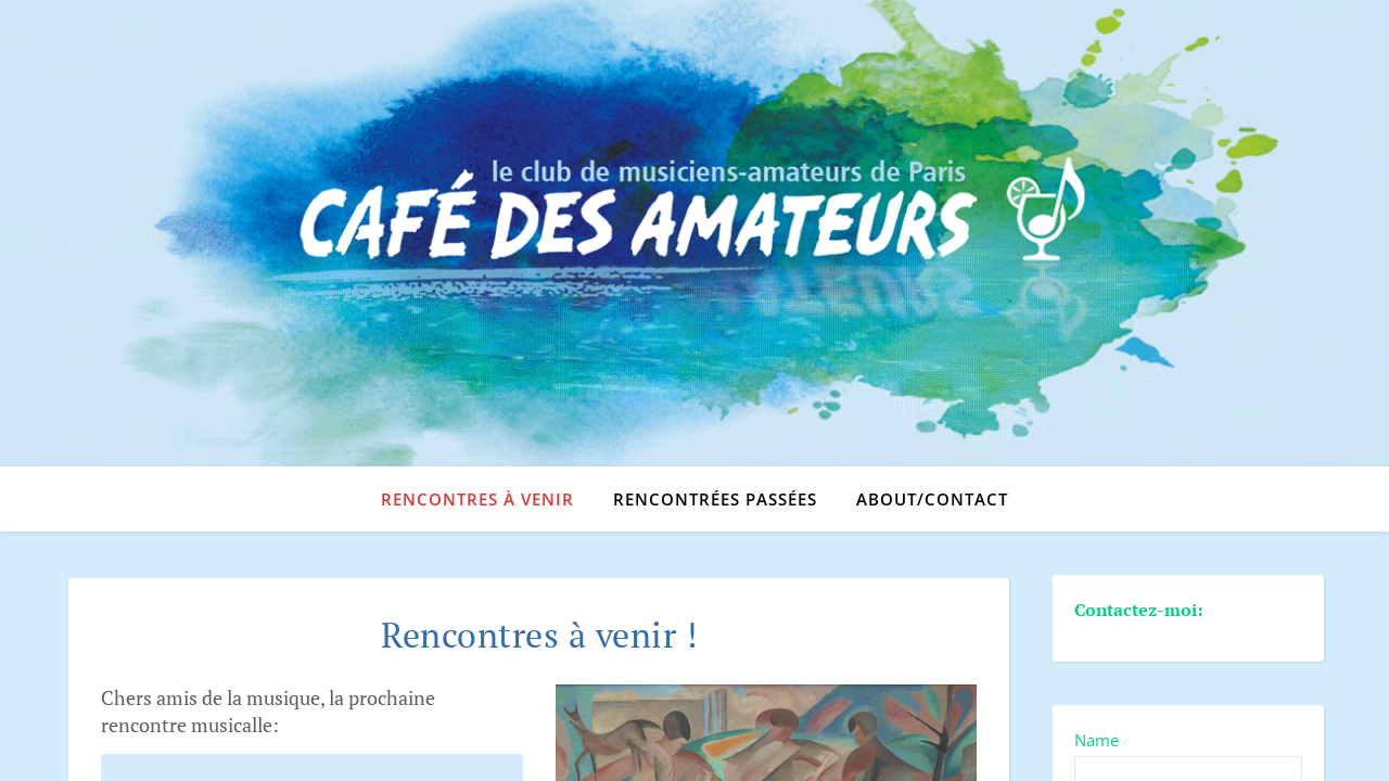 Screenshot of cafedesamateurs.com