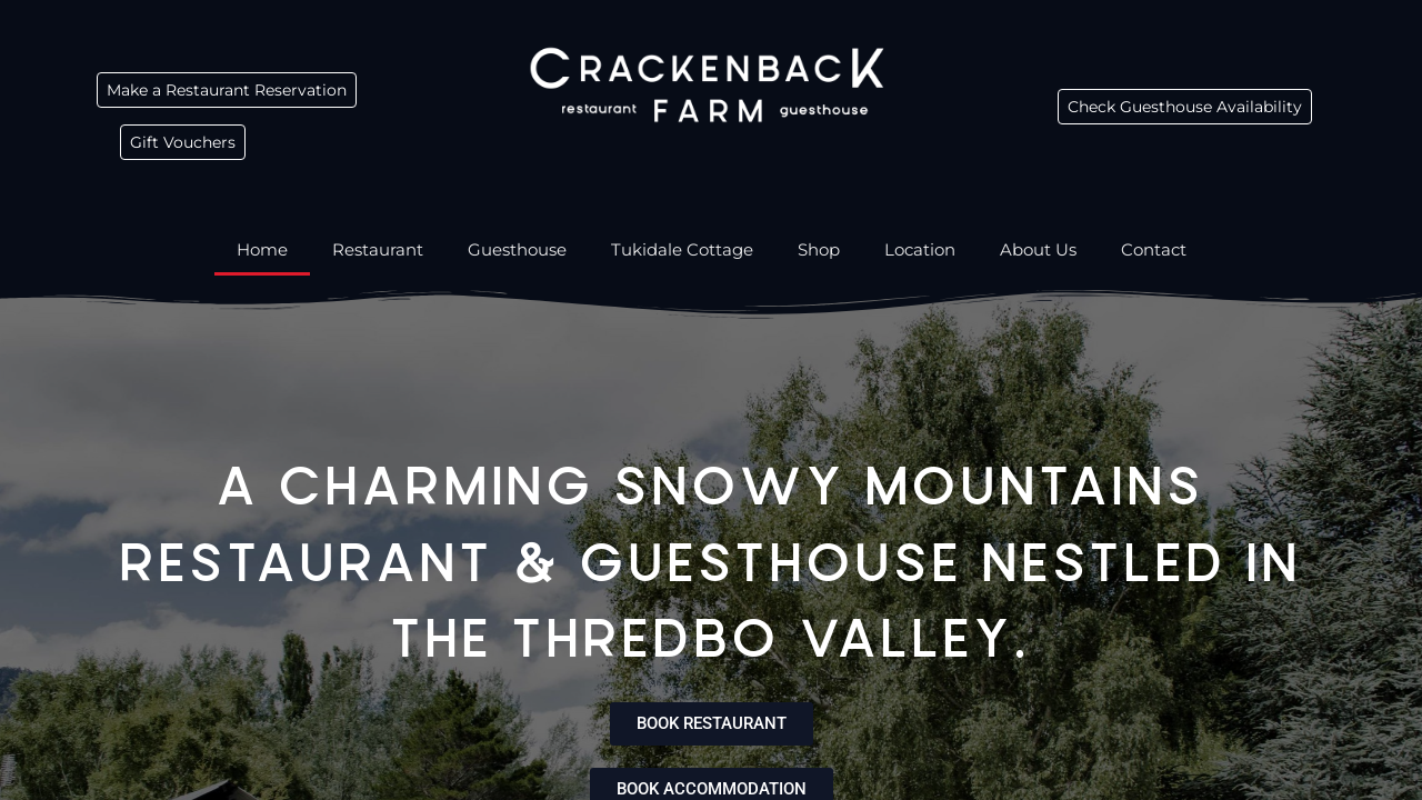 Screenshot of crackenback.com