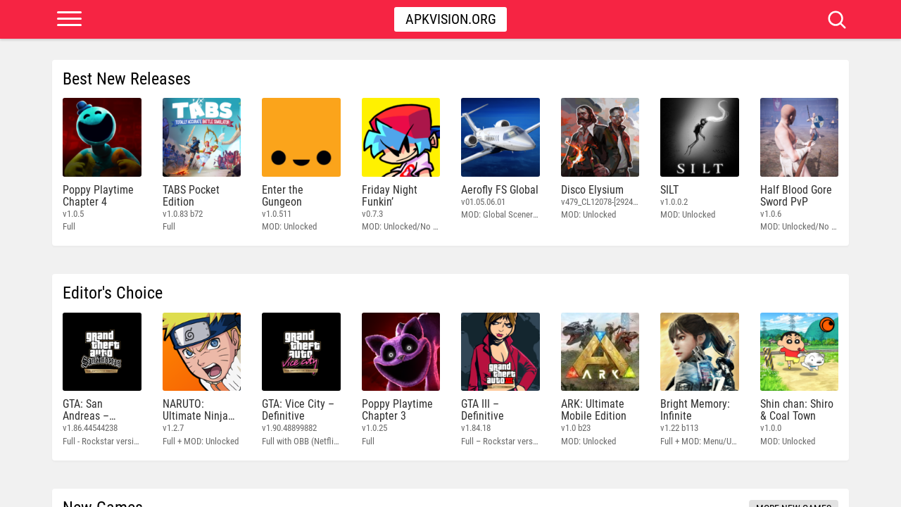 Screenshot of apkvision.org