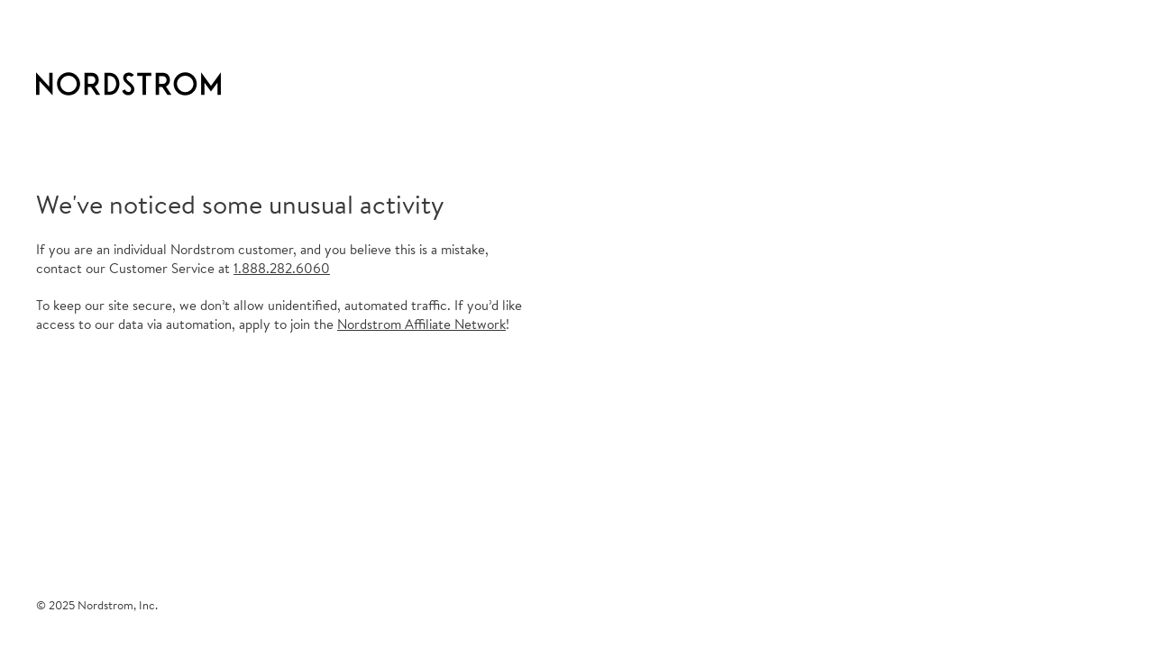 Screenshot of nordstrom.com