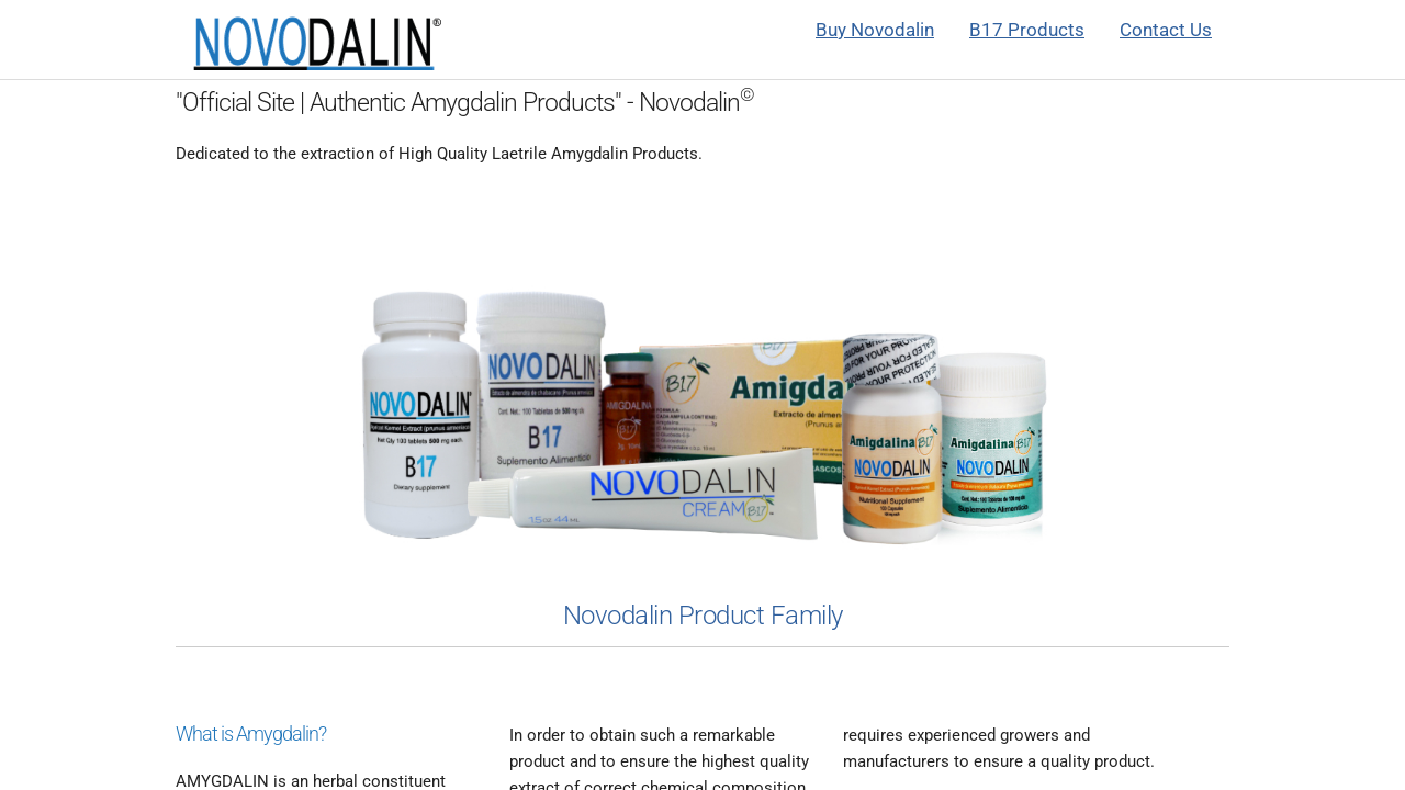 Screenshot of novodalin.com