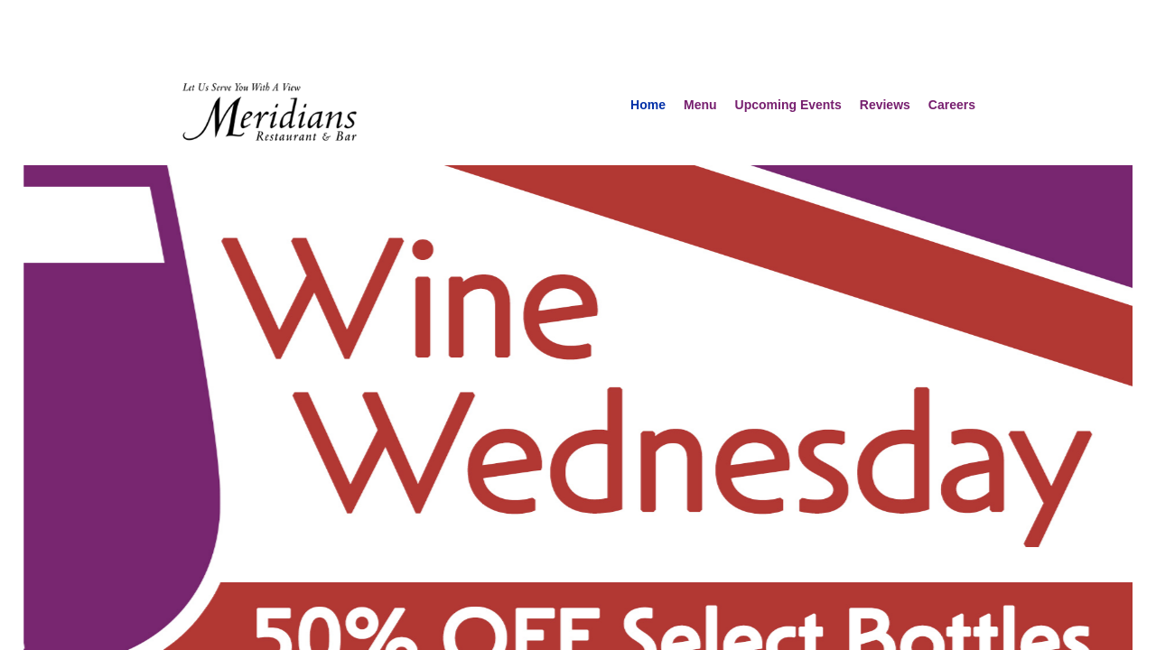 Screenshot of meridiansrestaurant.com