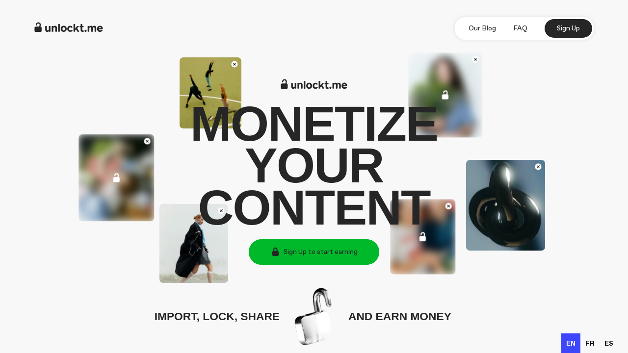 Screenshot of unlockt.me