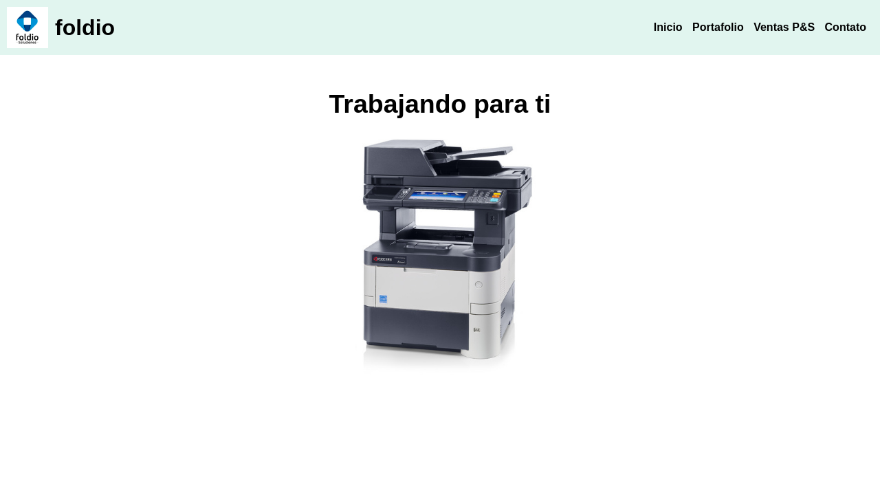 Screenshot of foldio.mx