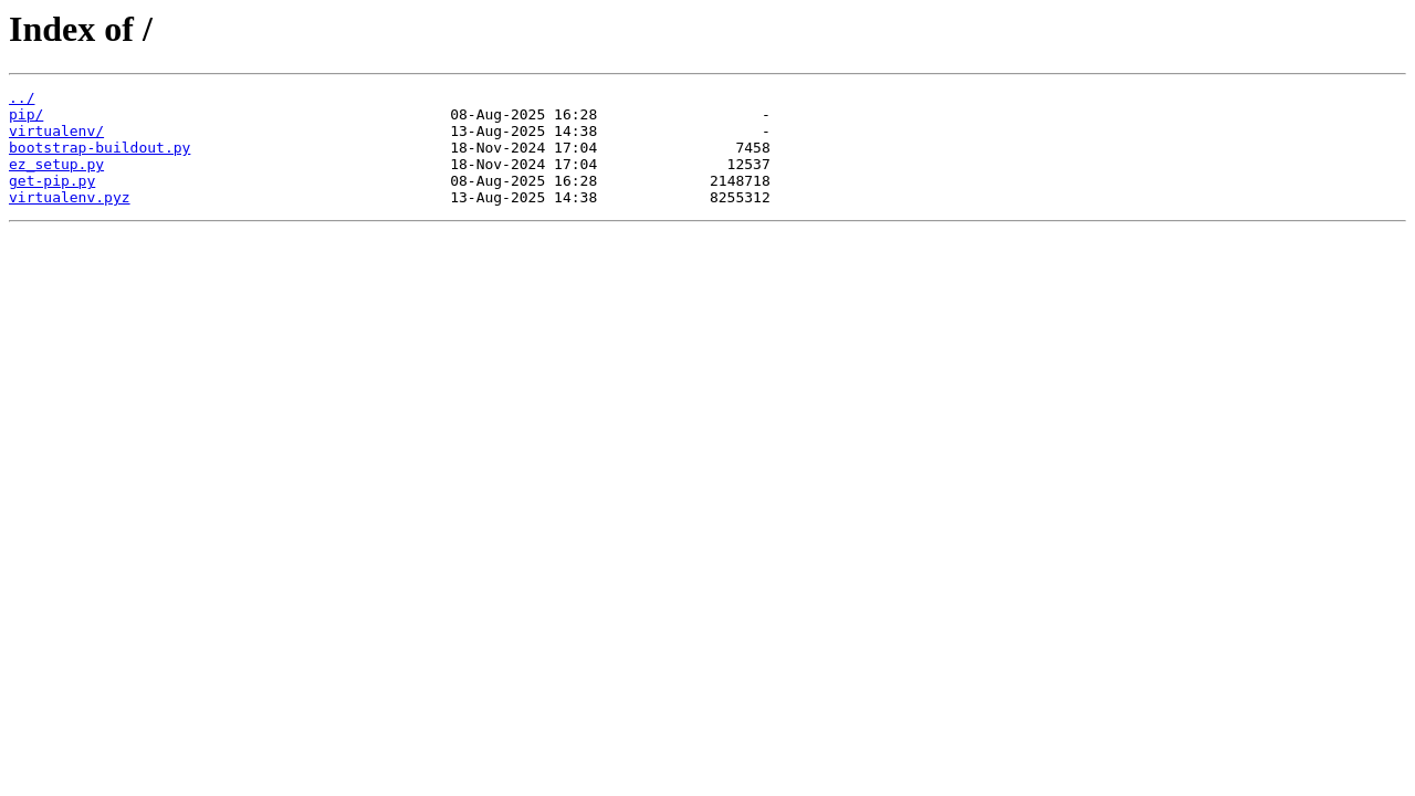 Screenshot of bootstrap.pypa.io