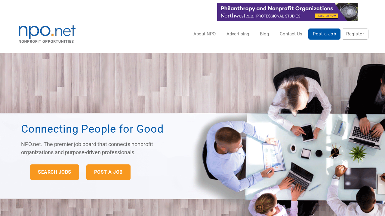 Screenshot of npo.net
