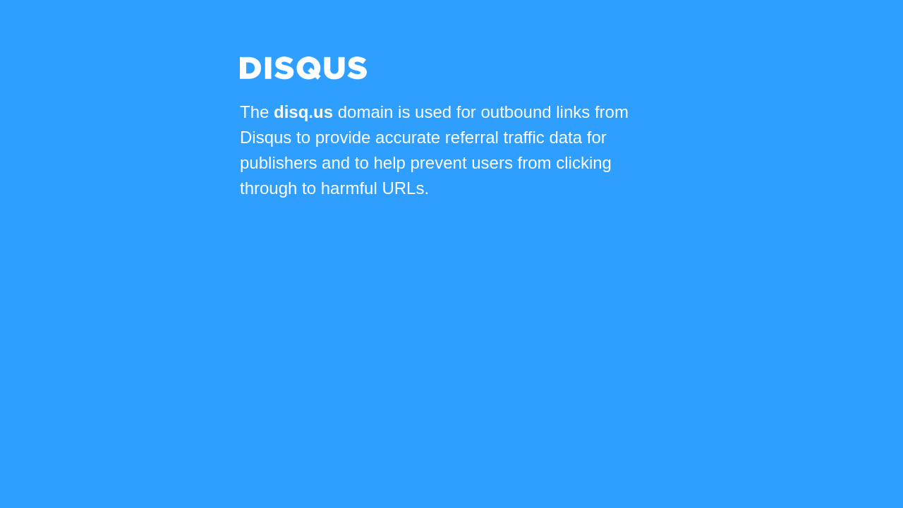 Screenshot of disq.us