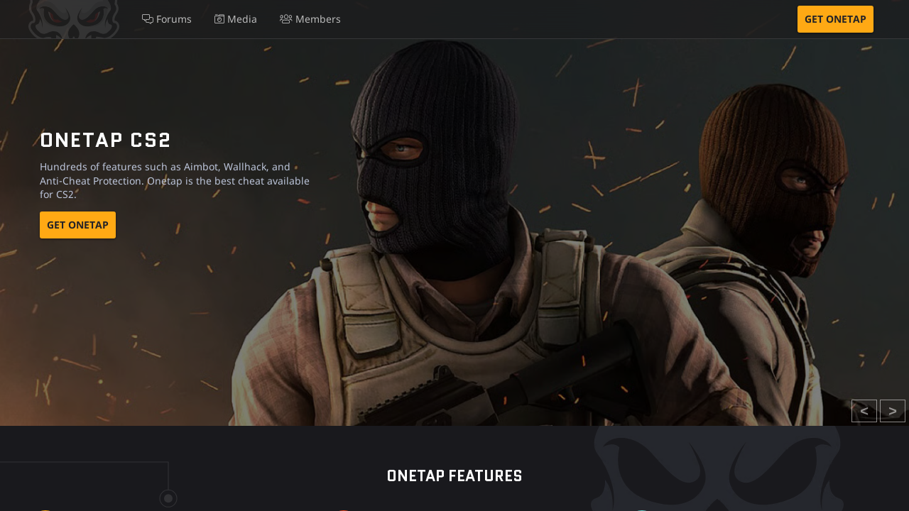 Screenshot of onetap.com