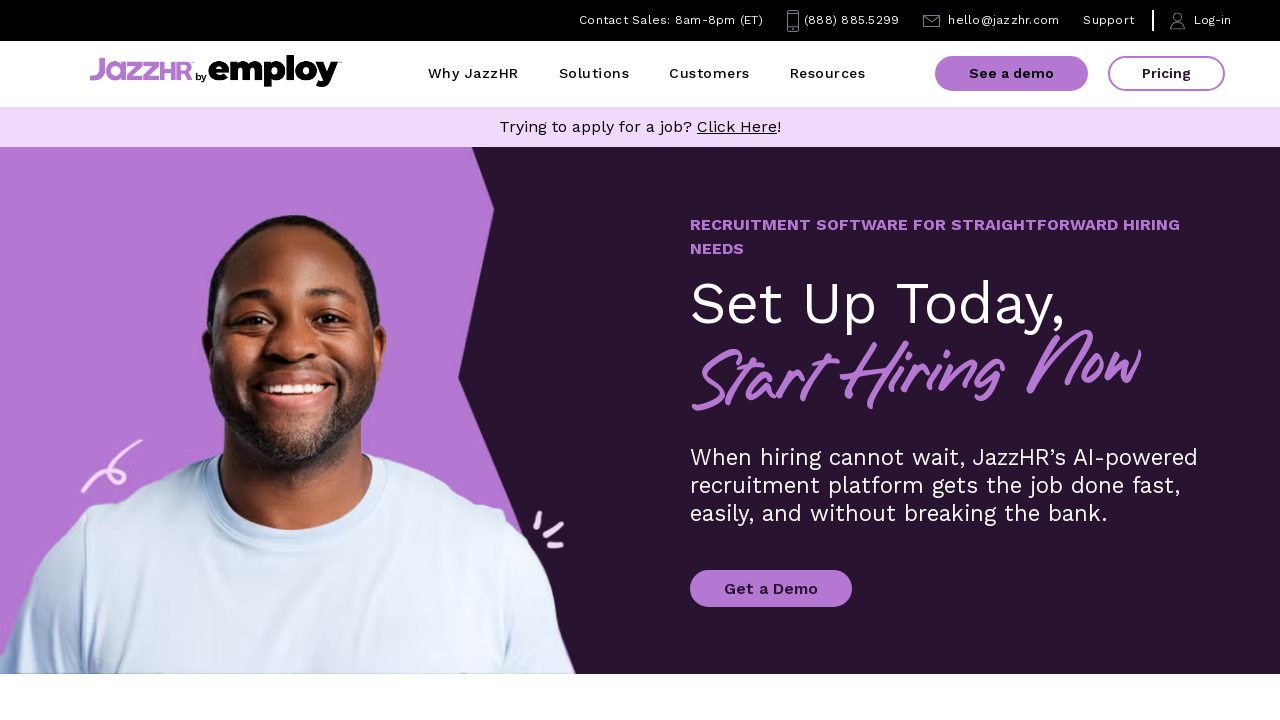 Screenshot of applytojob.com