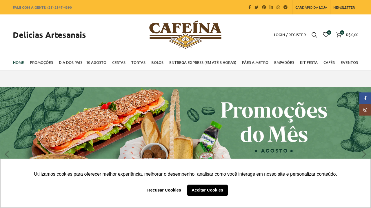 Screenshot of cafeina.com.br