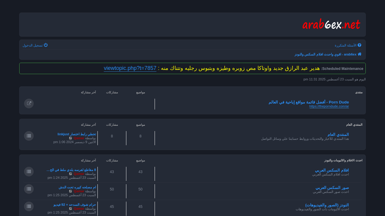 Screenshot of arab6ex.net