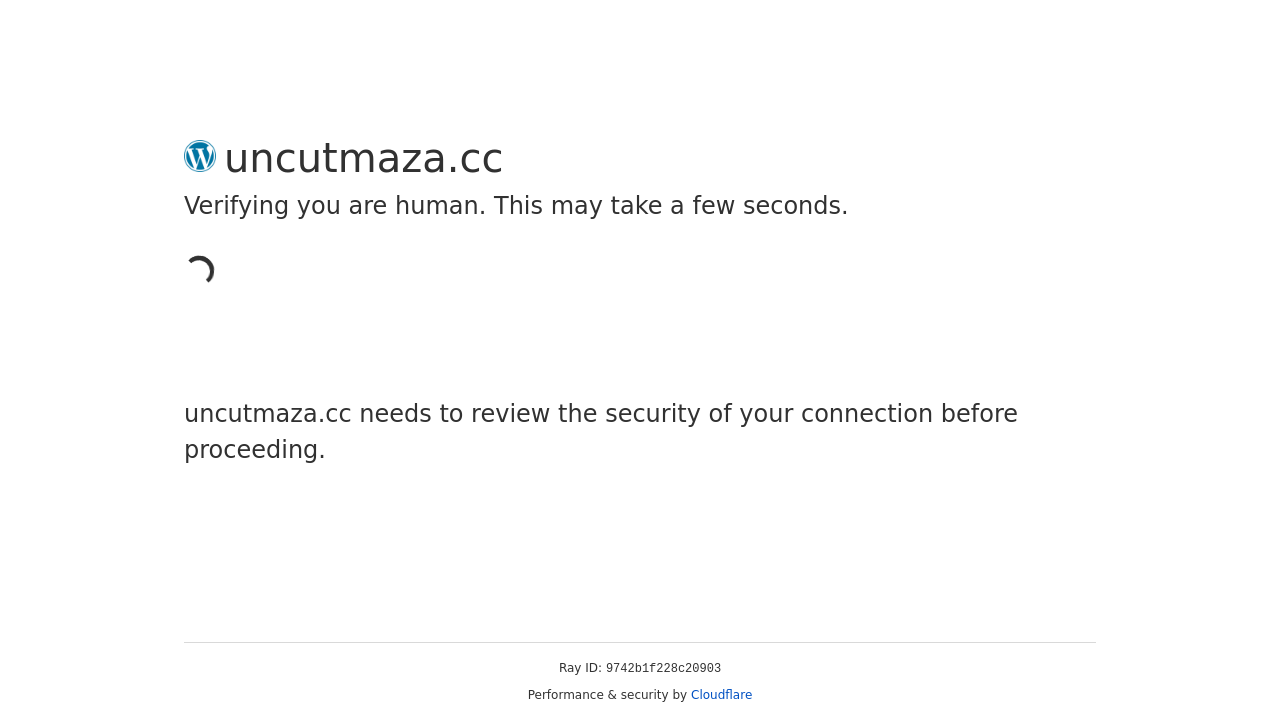 Screenshot of uncutmaza.com