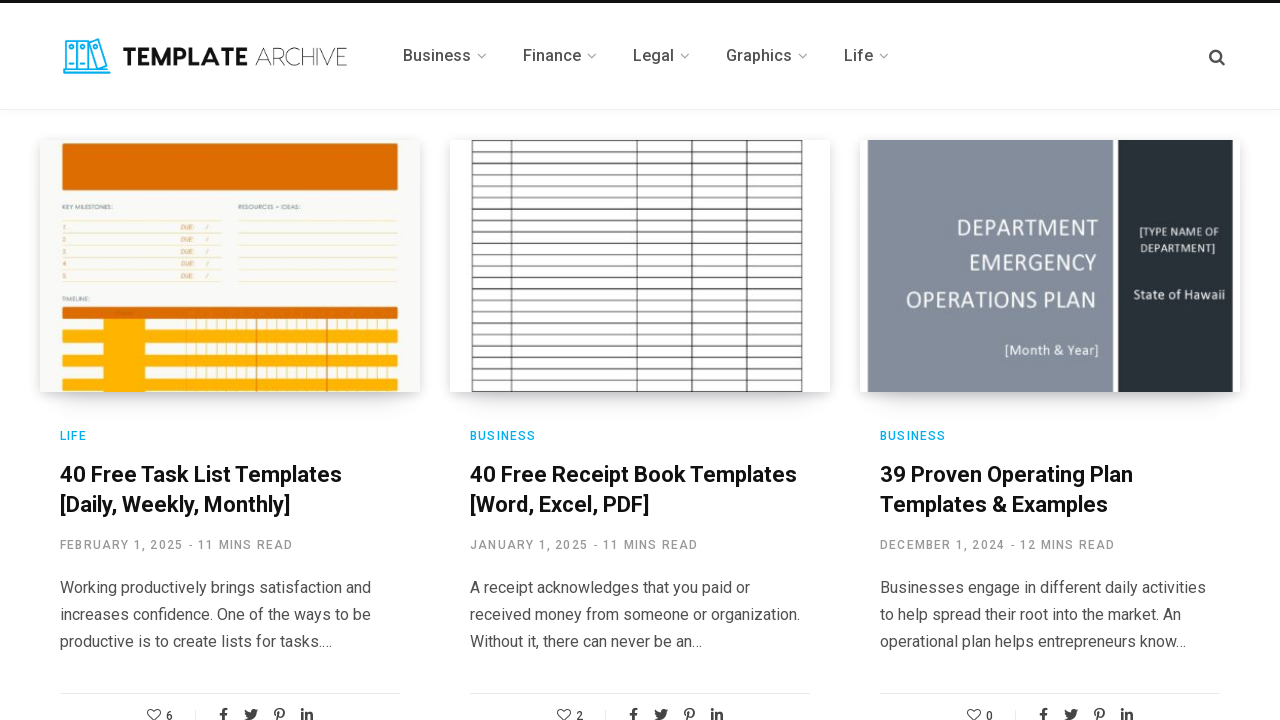 Screenshot of templatearchive.com