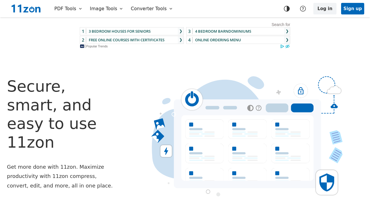 Screenshot of 11zon.com