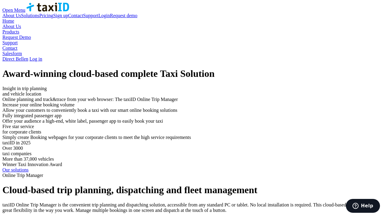 Screenshot of taxiid.eu