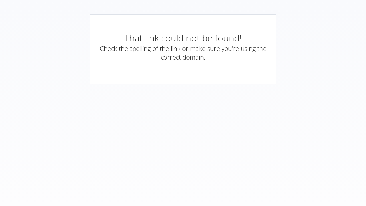 Screenshot of app.link