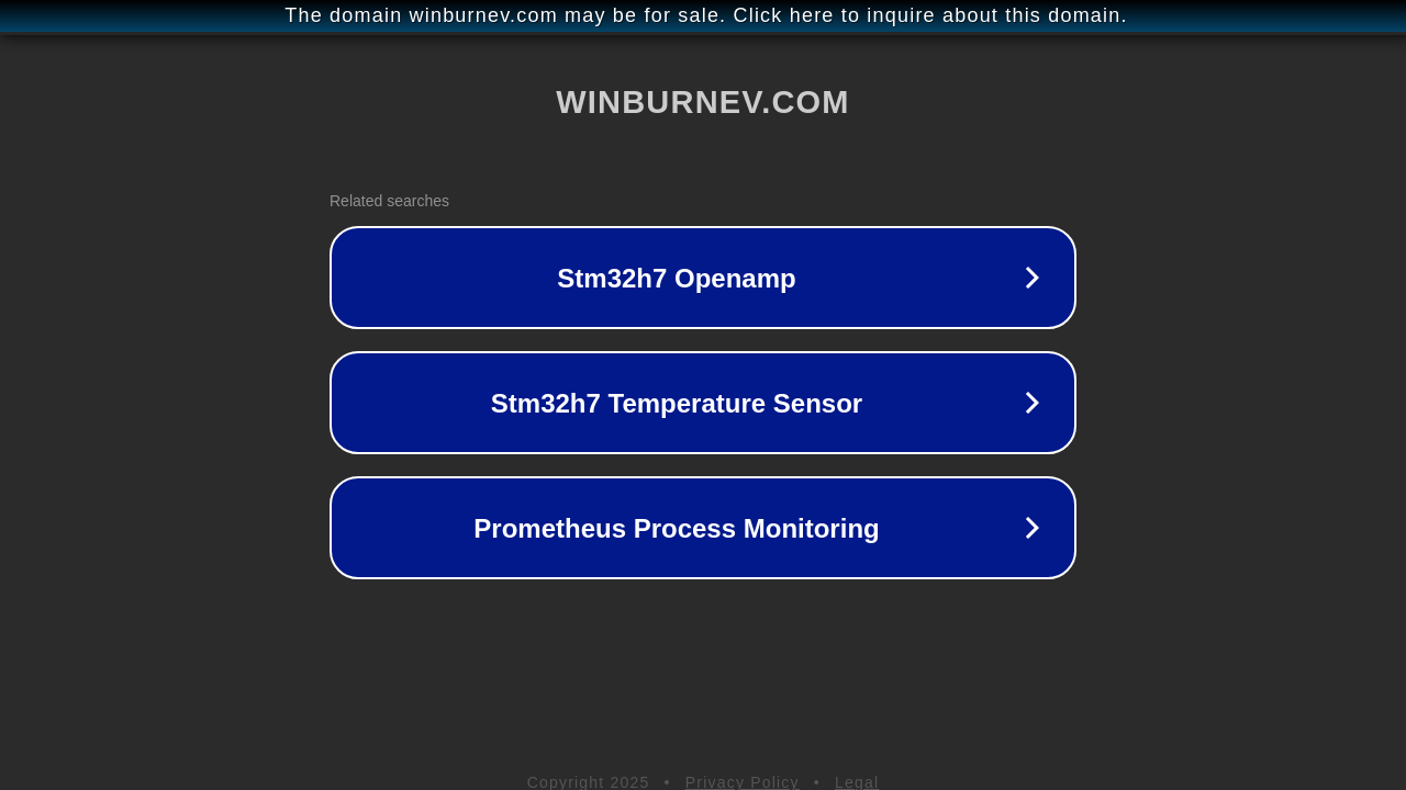 Screenshot of winburnev.com
