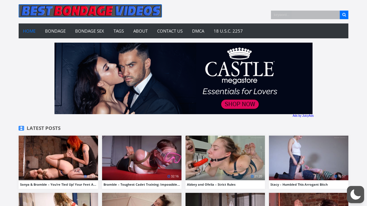 Screenshot of bestbondagevideos.com