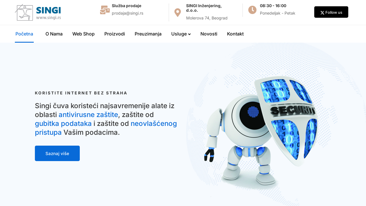 Screenshot of singi.rs