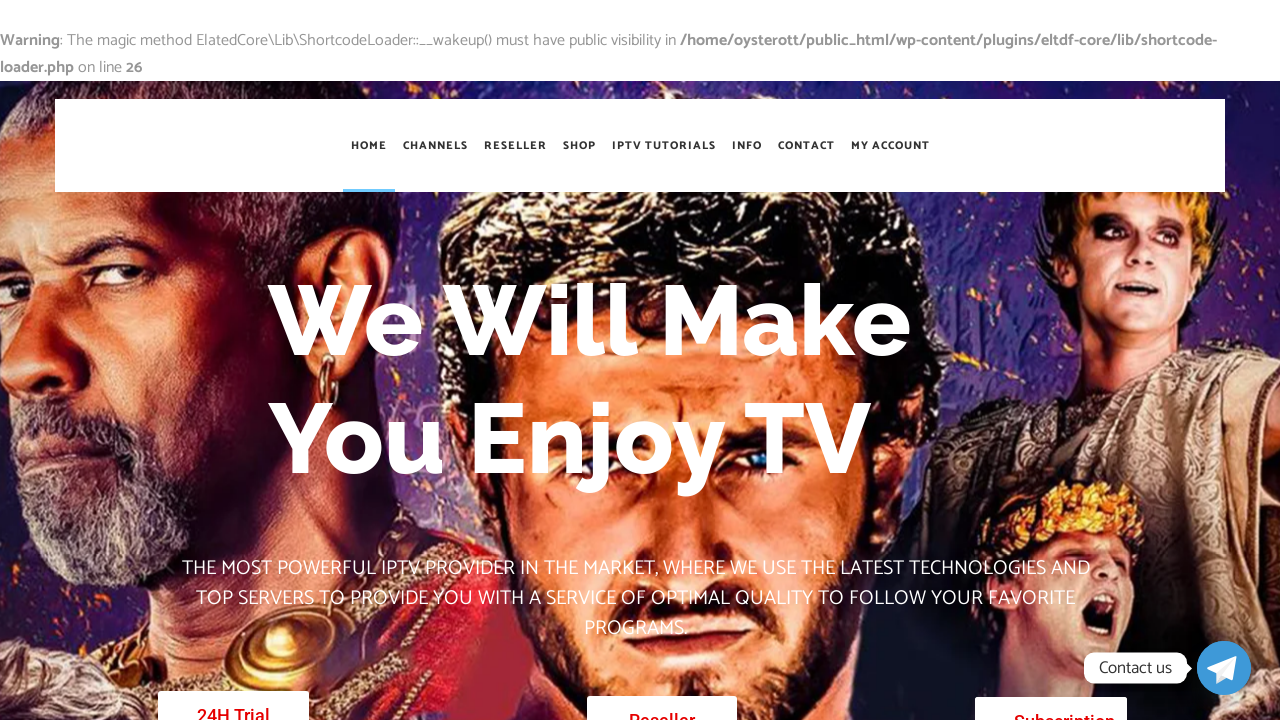 Screenshot of oysterott.com