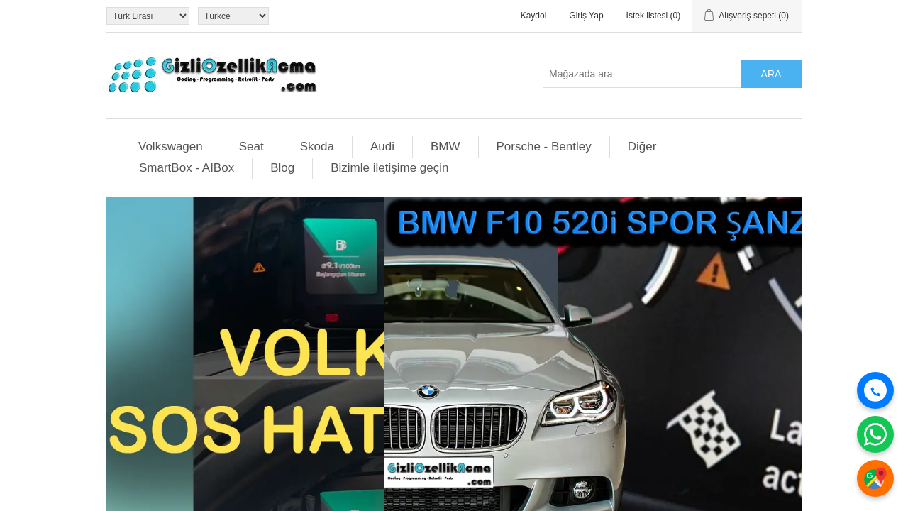 Screenshot of gizliozellikacma.com