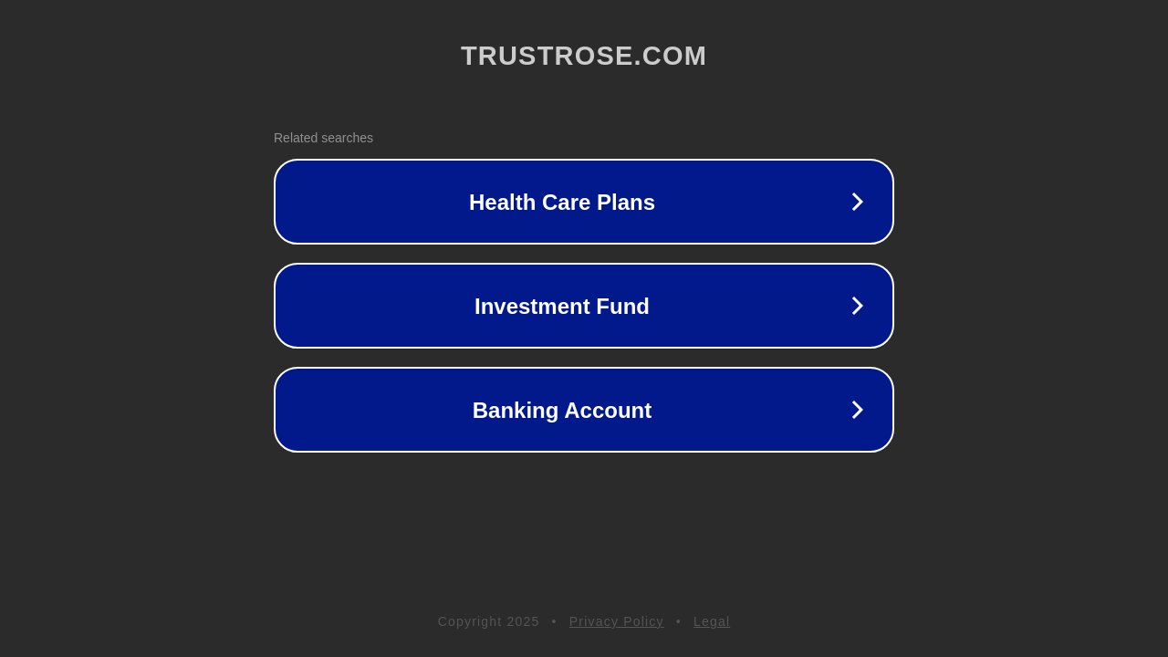 Screenshot of trustrose.com