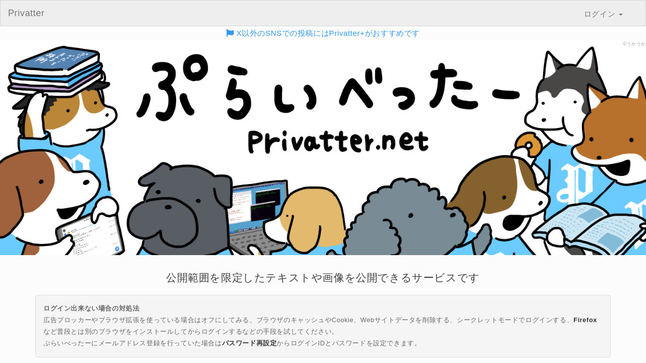 Screenshot of privatter.net