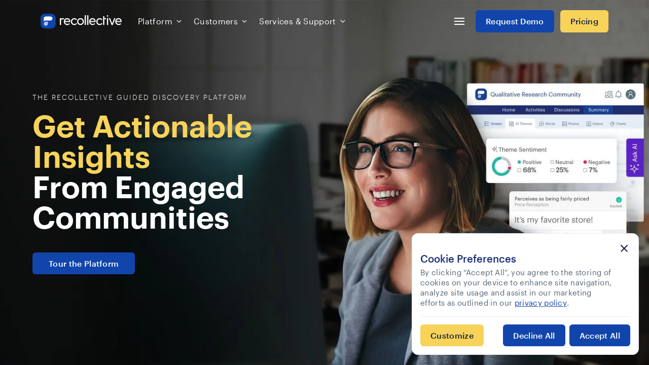 Screenshot of www.recollective.com