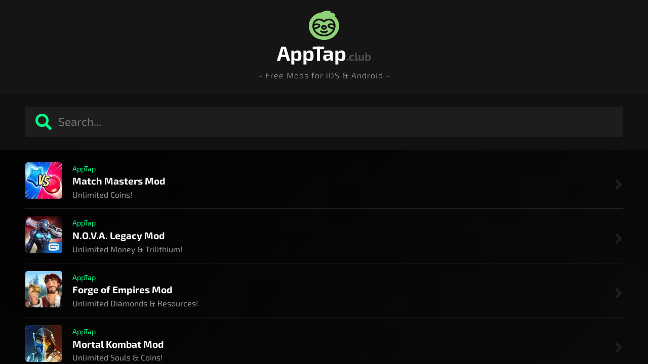 Screenshot of apptap.club