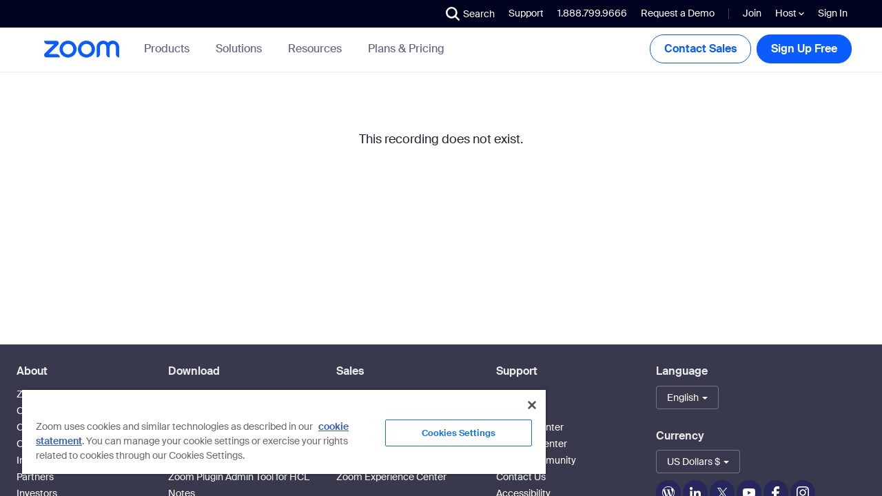 Screenshot of us06web.zoom.us