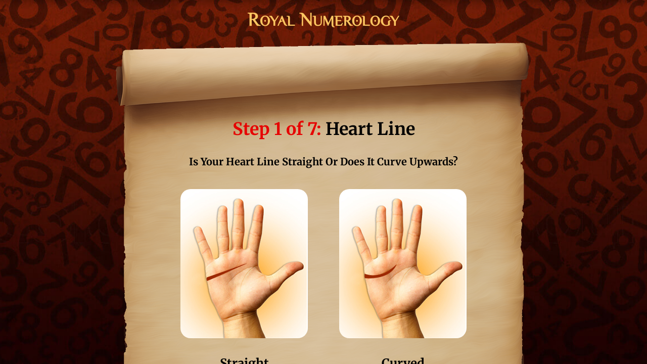 Screenshot of royalnumerology.com