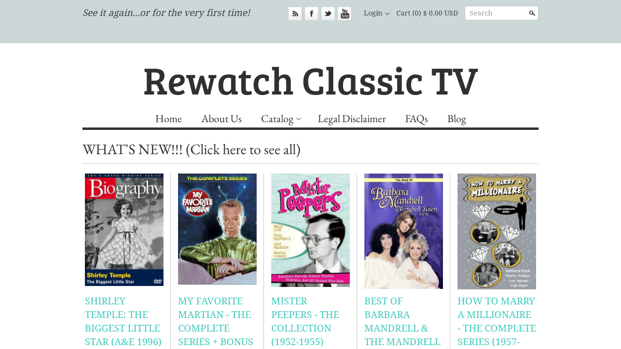 Screenshot of www.rewatchclassictv.com