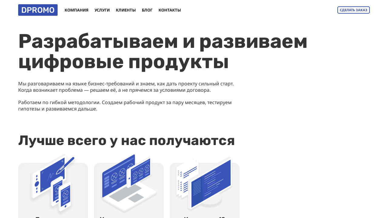 Screenshot of dpromo.su