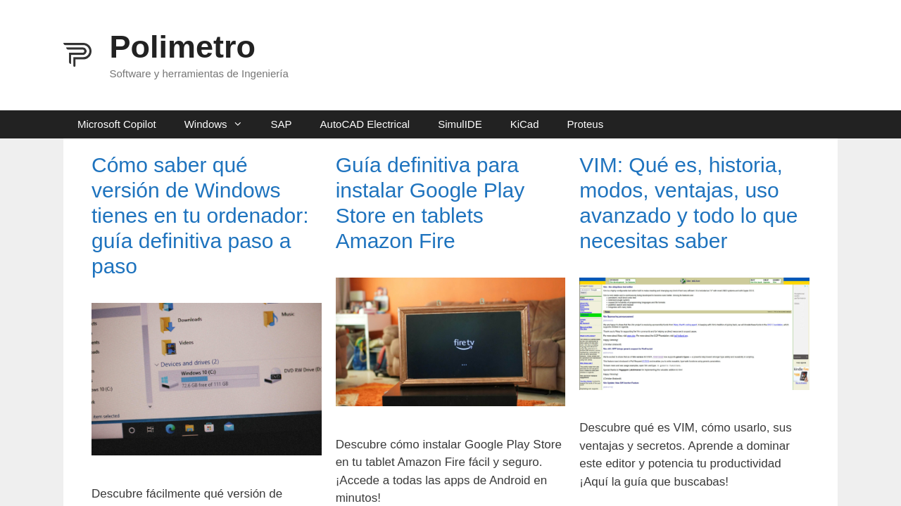 Screenshot of polimetro.com