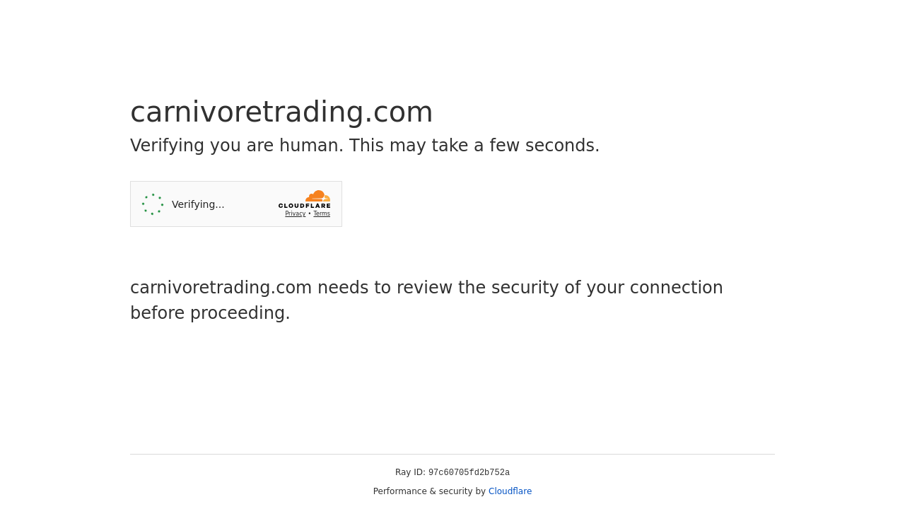 Screenshot of carnivoretrading.com