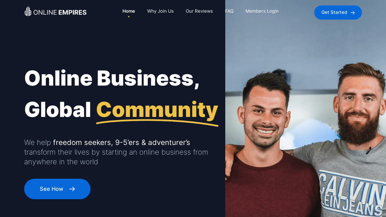 Screenshot of onlineempires.com